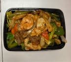Best H12. Shrimp, Beef and Chicken in Garlic Sauce Chef's Specialty in Copiague, NY